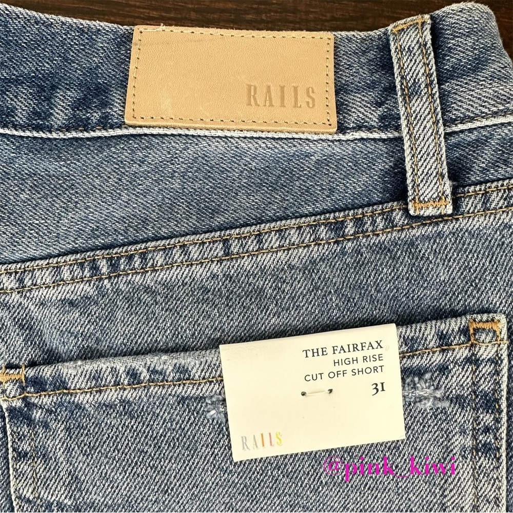 Rails The Fairfax High Rise Denim Shorts - Picture 14 of 14
